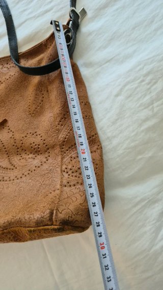 Bolso Hobo Serraje Marrón + Correa adicional
