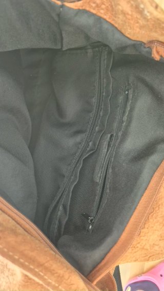 Bolso Hobo Serraje Marrón + Correa adicional