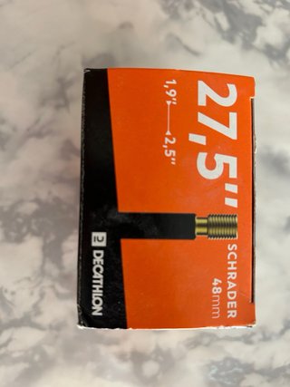 Cámara de bicicleta 27.5 Schrader 48mm