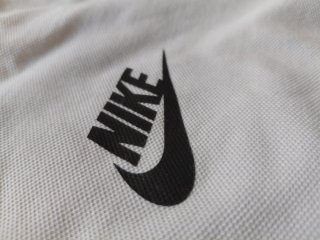 Polo Nike Grigio e Bianco