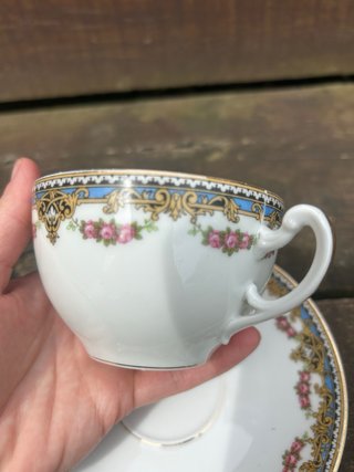 Taza de cafe porcelana Limoges