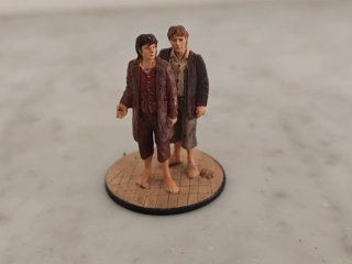 Figuras Frodo y Sam El Señor de los Anillos