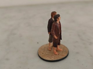 Figuras Frodo y Sam El Señor de los Anillos