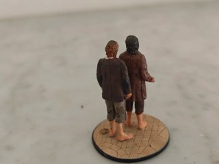 Figuras Frodo y Sam El Señor de los Anillos