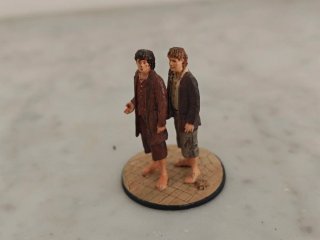 Figuras Frodo y Sam El Señor de los Anillos