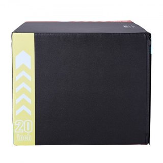 Caja de Salto Pliométrica 3 en 1, Caja Plyo de Algodón de 30/24/20 Pulgadas, Plataforma y Caja de Agilidad para Saltar, Caja Antideslizante para Ejercicio de Paso en Casa, Entrenamiento de Condici...