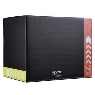 Caja de Salto Pliométrica 3 en 1, Caja Plyo de Algodón de 30/24/20 Pulgadas, Plataforma y Caja de Agilidad para Saltar, Caja Antideslizante para Ejercicio de Paso en Casa, Entrenamiento de Condici...