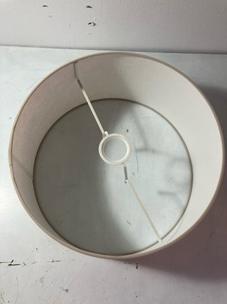 Pantalla de lámpara cilíndrica beige