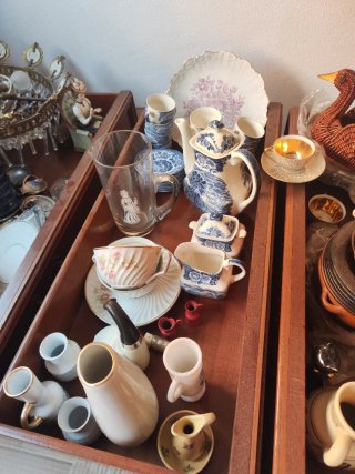Lote Antigüedades Hogar Figuras Cerámica