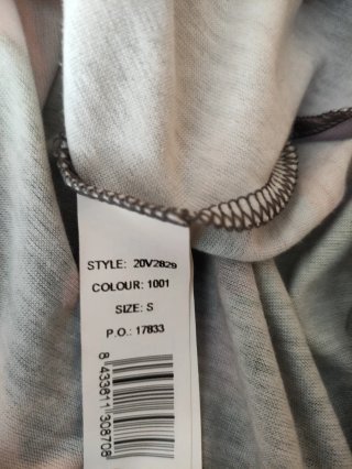Vestido manga corta estampado