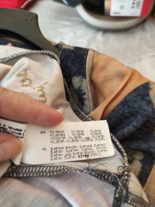 Vestido manga corta estampado