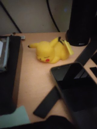 Figura Pikachu Lampara Dormido