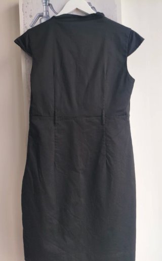 Vestido negro Naf Naf algodón