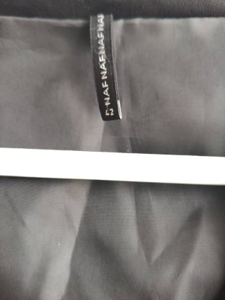 Vestido negro Naf Naf algodón