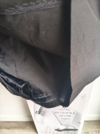 Vestido negro Naf Naf algodón