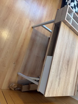 Escritorio infantil madera y metal