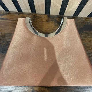 Bolso de fiesta dorado y rosa