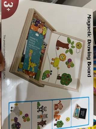 Tablero Dibujo Magnético Puzzles Animales