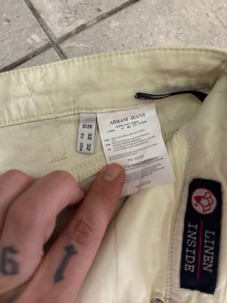 Pantaloni donna beige