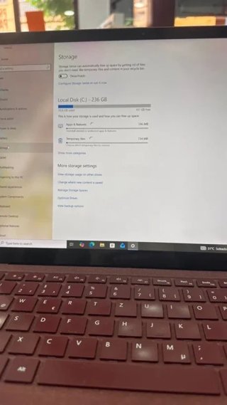 Microsoft Surface Laptop 256GB Táctil