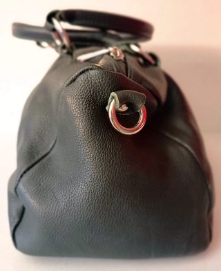 Bolso de mano de piel