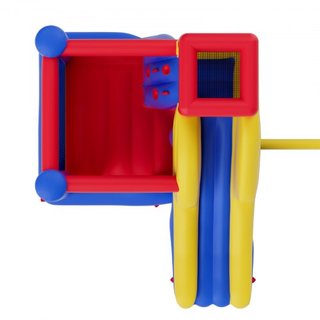 Castillo Inflable, Trampolín de Juego de Alta Calidad para Exterior, Saltador con Ventilador, Tobogán y Bolsa de Almacenamiento, Castillo Saltarín Familiar para Niños de 3 a 8 Años, 134x102x91 pul...