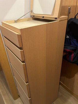 Cómoda 6 cajones IKEA madera Color Roble
