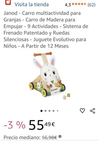 Correpasillos Janod Conejito