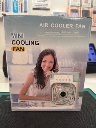 Mini ventilador de agua blanco