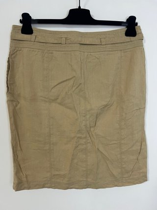 Gonna Armani Beige Lino Taglia L