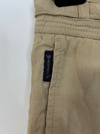 Gonna Armani Beige Lino Taglia L