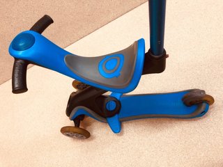 Patinete 3 Ruedas con Asiento Azul