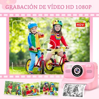 SIN ABRIR Cámara Fotos Infantil Instantánea 1080P