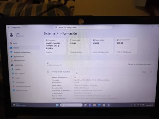 HP 250 G7 Portátil 12GB RAM 250GB nvme I3 8th