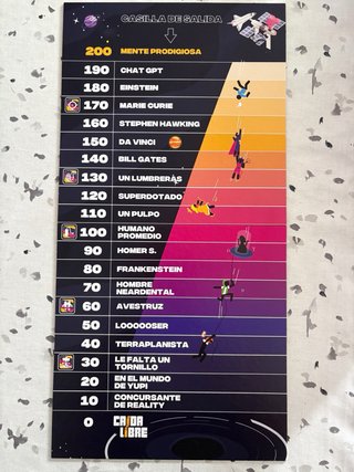 Juego de mesa Caída Libre.