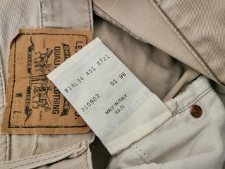 Vintage Levi's 1996 Made in Italy 451 W34 L34