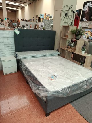 Cama Matrimonio Emily 135cm Tela