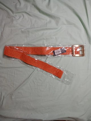 Cinturón elástico naranja Irene Vans