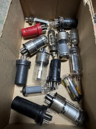 Lote Válvulas de Vacío Antiguas