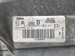 FARO DERECHO PEUGEOT PEUGEOT PARTNER KASTEN (B9) 2008-2018