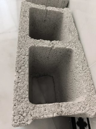 31 Bloques Hormigón Liso Gris 39x19