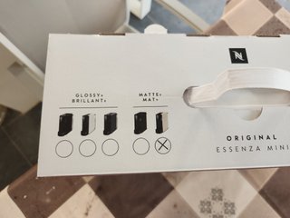 Cafetera Nespresso Essenza Mini Crema Matte