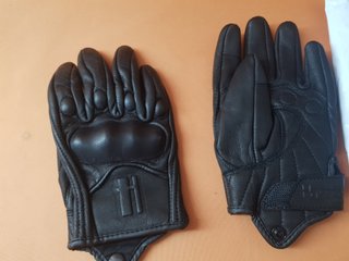 Guantes Moto Harssidanzar Táctil Talla S Negro