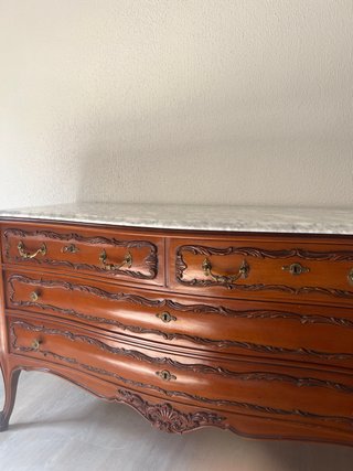Cómoda Vintage Madera y Mármol