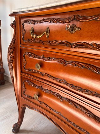 Cómoda Vintage Madera y Mármol