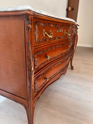 Cómoda Vintage Madera y Mármol