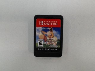 Videojuego Nintendo Switch pokemon lets go eevee