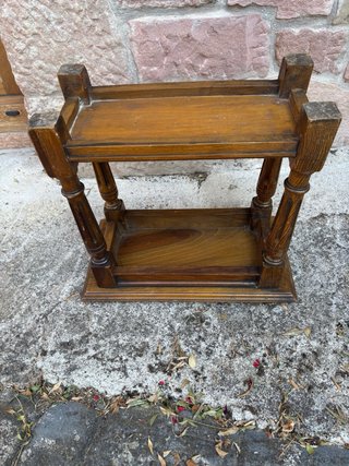 Mesa auxiliar Valentí madera noble original