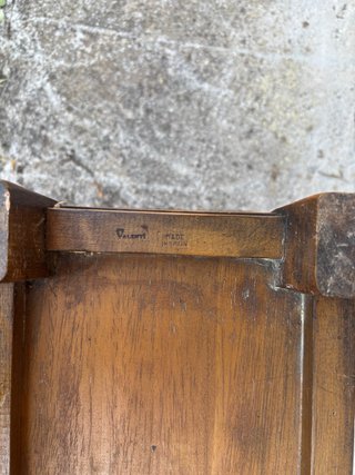 Mesa auxiliar Valentí madera noble original