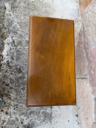 Mesa auxiliar Valentí madera noble original